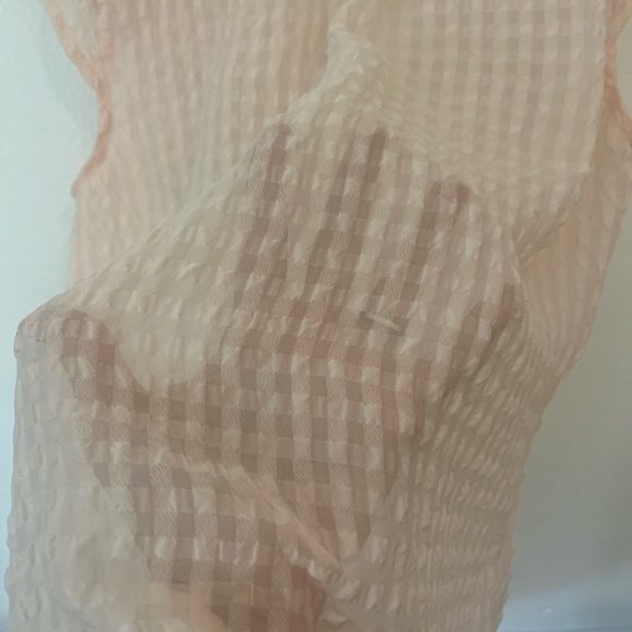 NWOT sheer ELLE blouse - Picture 5 of 5